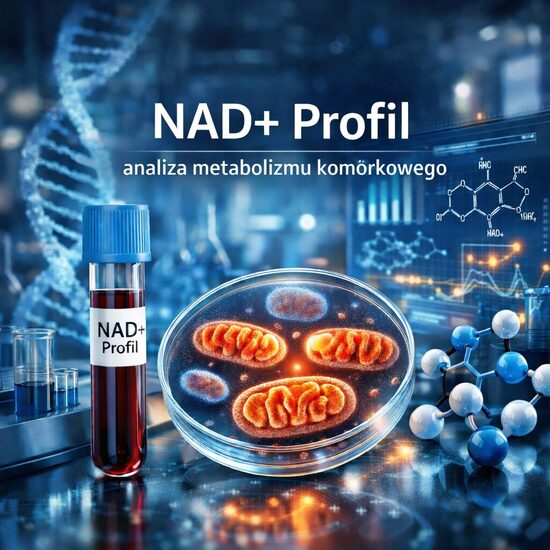 NAD+ Profil – analiza energii komórkowej i metabolizmu mitochondrialnego